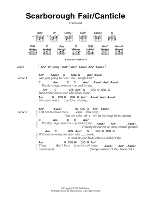 Book cover for Scarborough Fair/Canticle