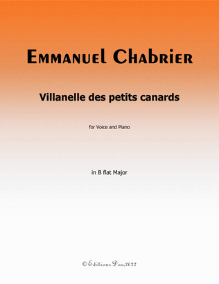 Villanelle des petits canards, by Chabrier, in B flat Major