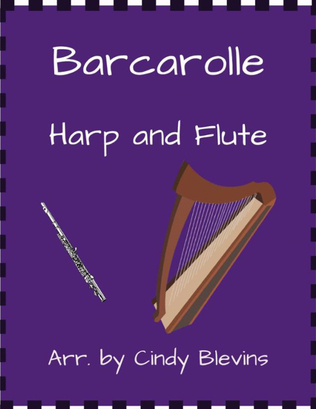 Book cover for Barcarolle, for Harp and Flute