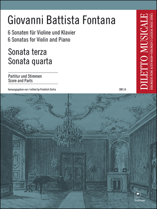 Book cover for 6 Sonaten Band 2 Sonata terza in C & Sonata quarta in G