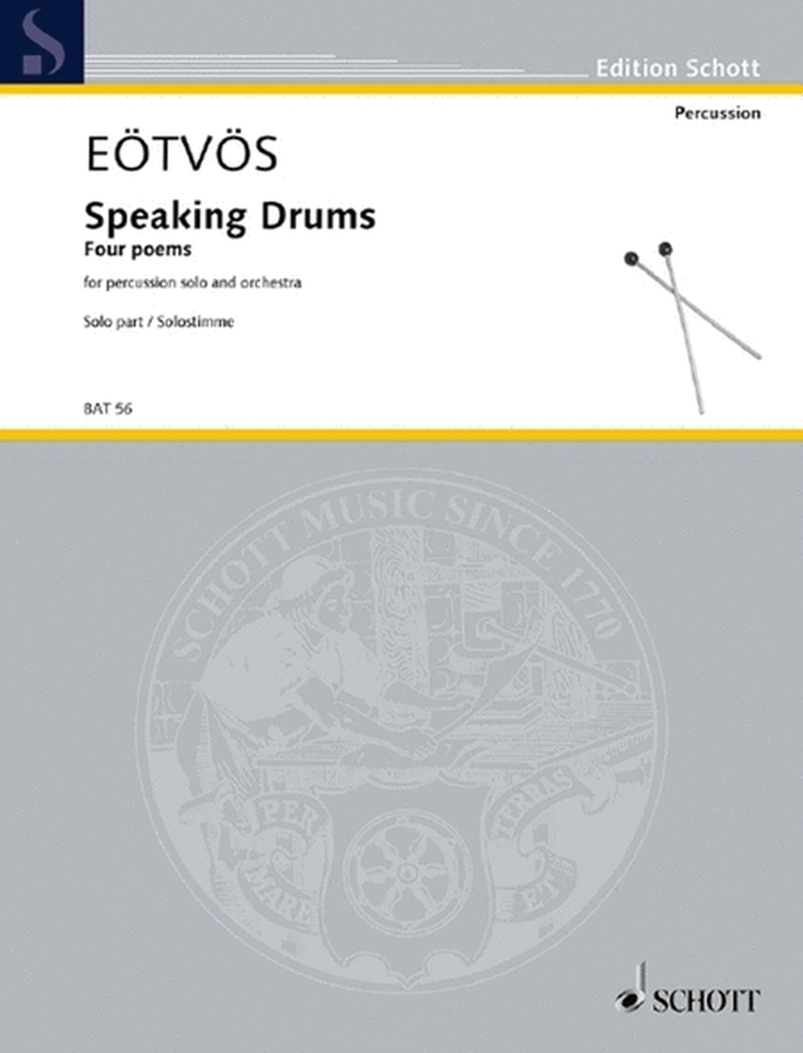 Eotvos - Speaking Drums Percussion Solo Part