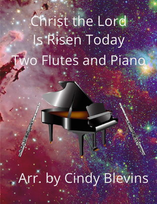 Book cover for Christ the Lord Is Risen Today, Two Flutes and Piano