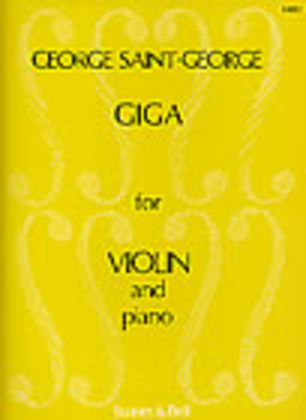 Book cover for Giga for Violin and Piano
