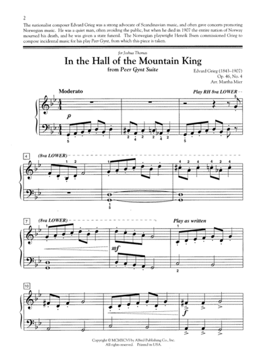 In the Hall of the Mountain King