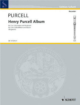Book cover for Henry Purcell Album