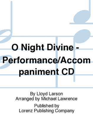 Book cover for O Night Divine - Performance/Accompaniment CD