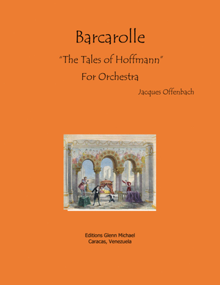 Barcarolle, Tales of Hoffman, for orchestra