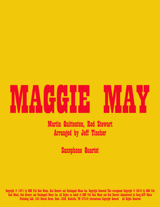 Book cover for Maggie May