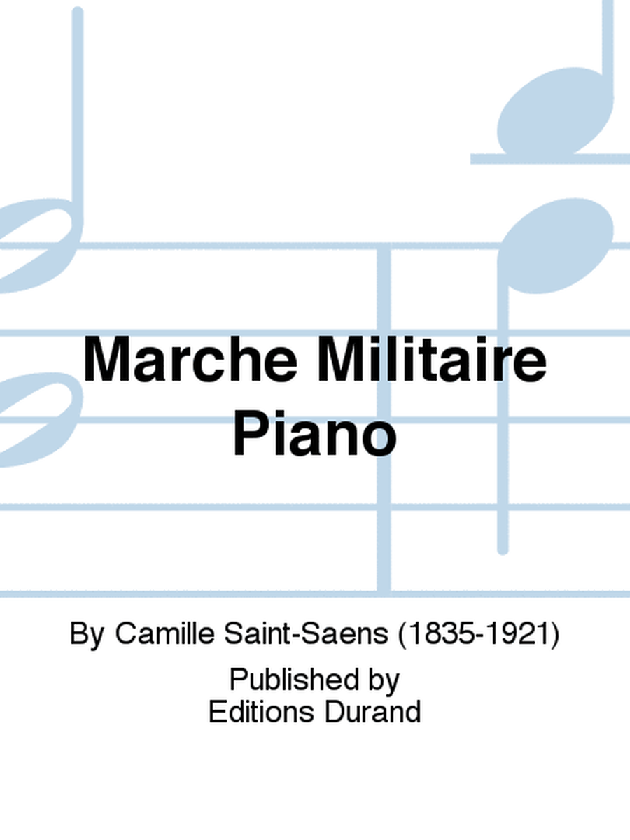 Marche Militaire Piano