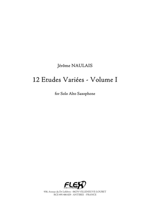 Book cover for 12 Etudes Variees - Volume I
