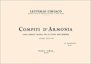 Compiti di Armonia 2 Fascicolo