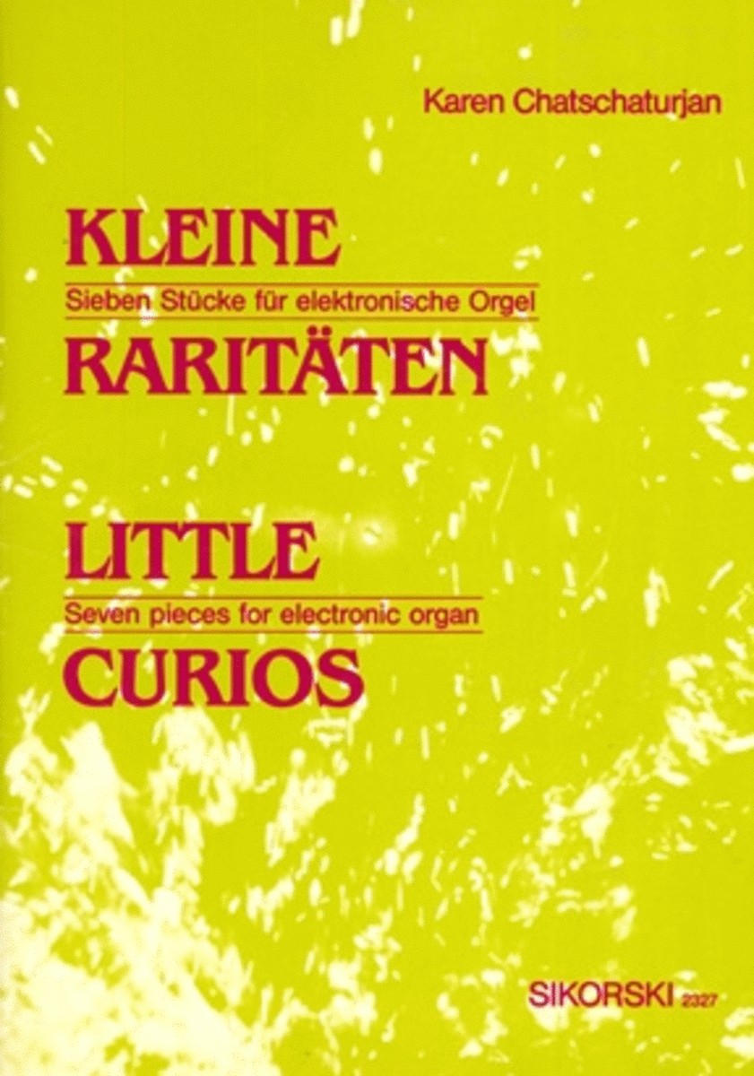 Kleine Raritaten Elec Org 7 Little Curios