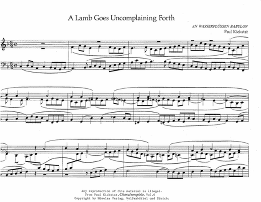 Eight Lenten Chorales for Manuals