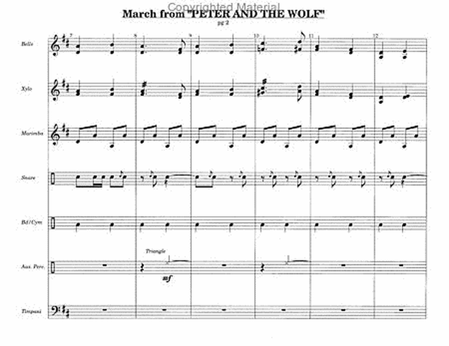 March from "Peter and the Wolf" image number null