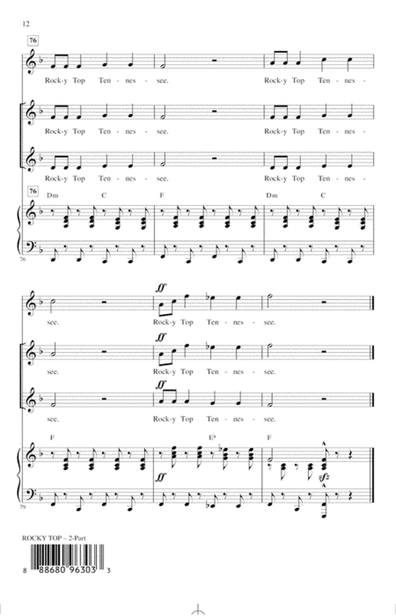 Rocky Top (arr. Cristi Cary Miller)