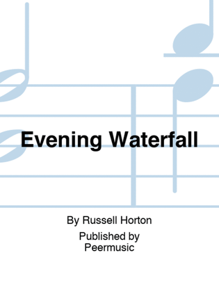 Book cover for Evening Waterfall