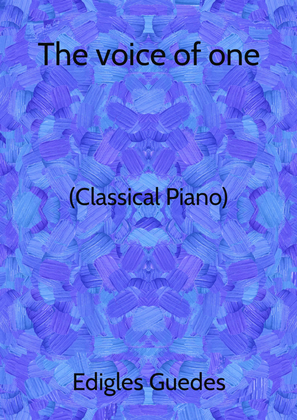 Book cover for The voice of one