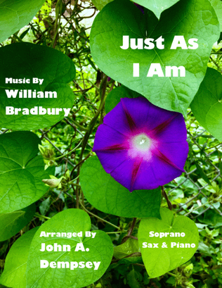 Book cover for Just As I Am (Soprano Sax and Piano)