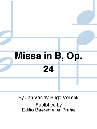 Book cover for Missa in B, op. 24