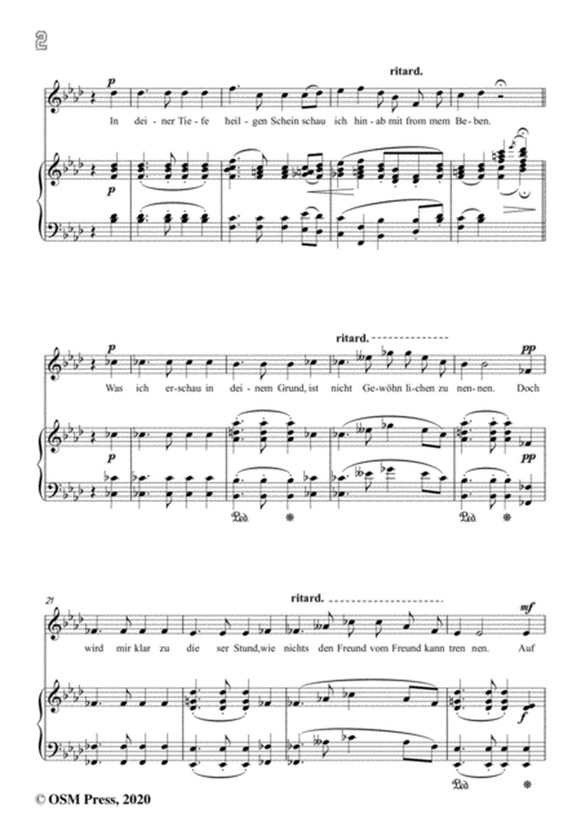Schumann-Auf das Trinkglas eines...,Op.35 No.6 in A flat Major,for V&Pno image number null