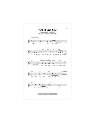 Book cover for Do It Again