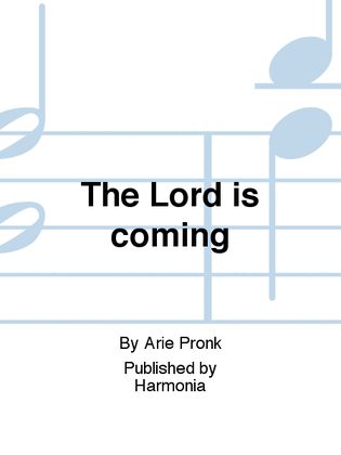 Book cover for The Lord is coming