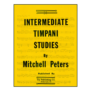 Book cover for Intermediate Timpani Studies