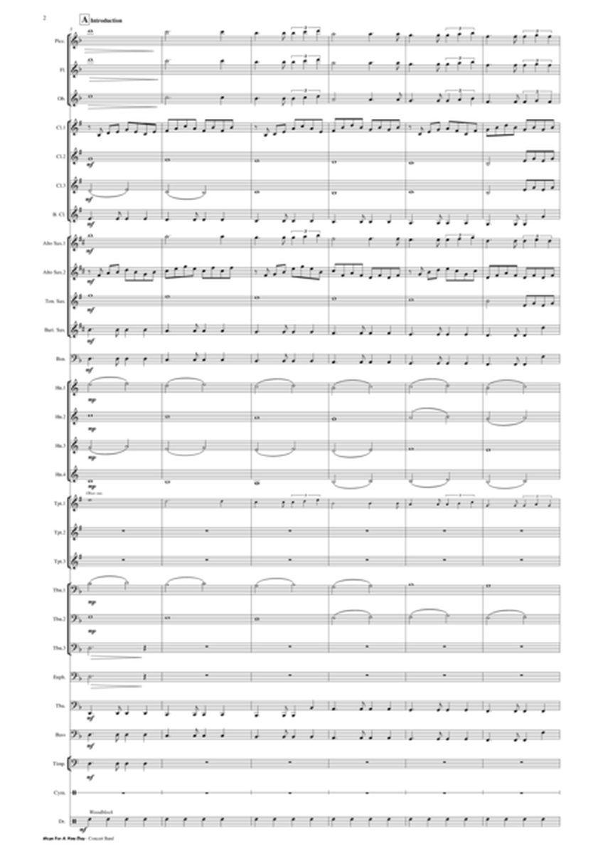 Song for a New Day - Concert Band Score and Parts image number null