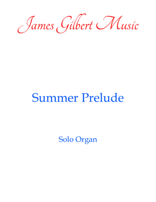Book cover for Summer Prelude
