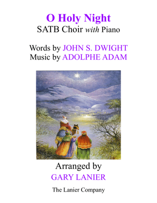 O HOLY NIGHT (SATB Choir with Piano - Score & Choir Part included)