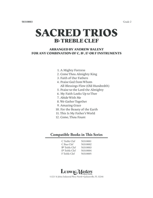 Sacred Trios (B-flat Treble Clef)