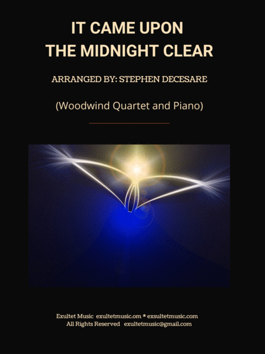 It Came Upon The Midnight Clear (Woodwind Quartet and Piano) image number null