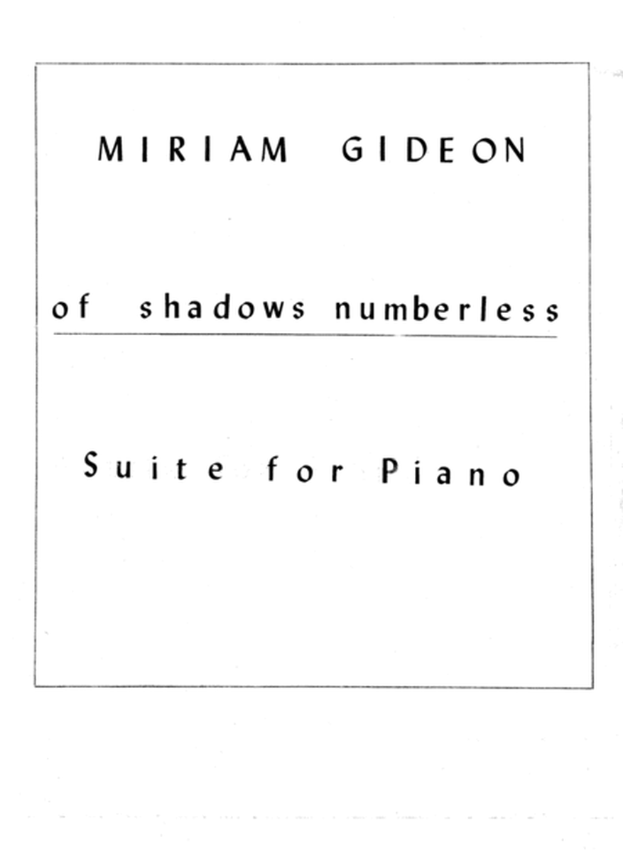 [Gideon] Of Shadows Numberless