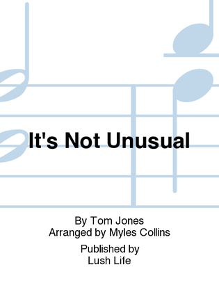 Book cover for It's Not Unusual
