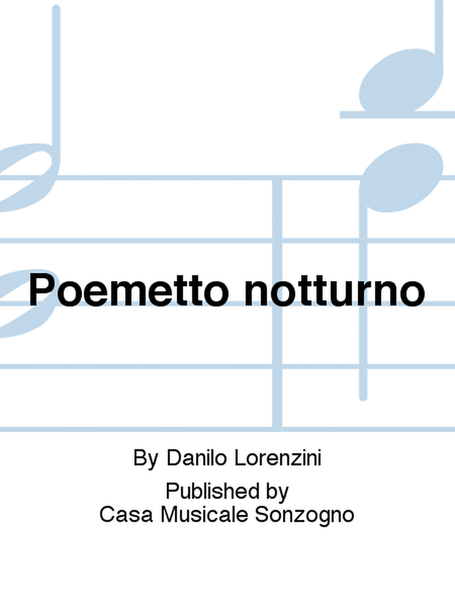 Poemetto notturno