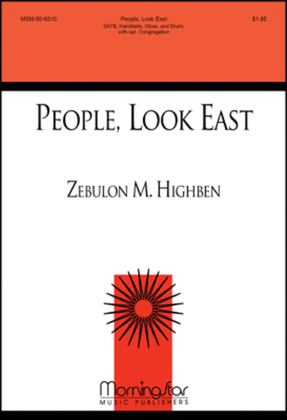 Book cover for People, Look East (Choral Score)