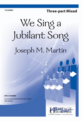 Book cover for We Sing a Jubilant Song