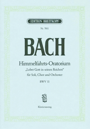 Book cover for Ascension Day Oratorio BWV 11