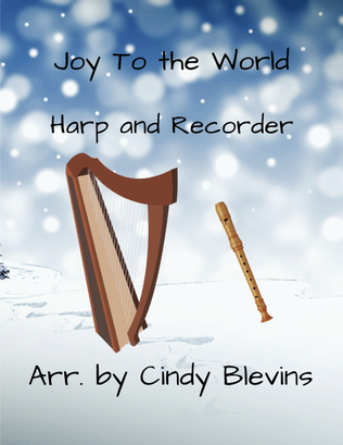 Book cover for Joy To The World, Harp and Recorder