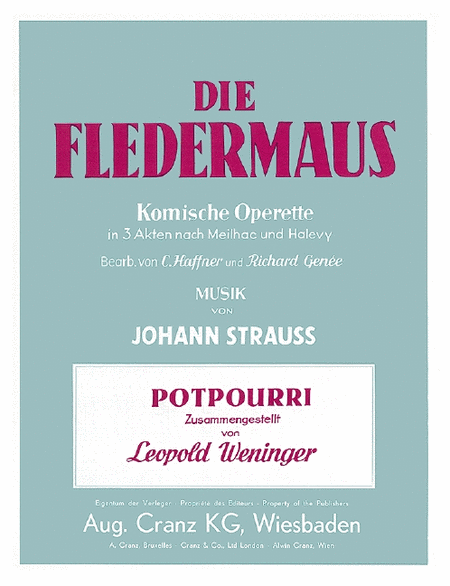 Strauss J Fledermaus - Potp