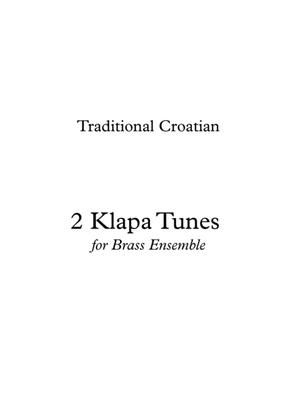 Book cover for 2 Klapa Tunes for Brass Ensemble