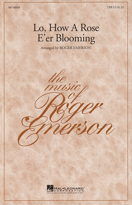 Book cover for Lo, How a Rose E'er Blooming