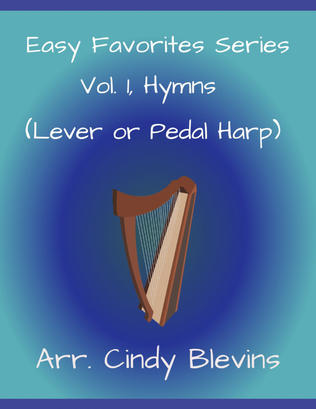 Book cover for Easy Favorites, Vol. 1, Hymns, harp solos