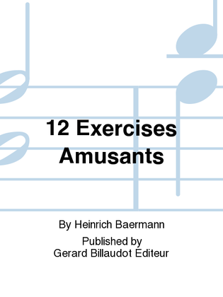 Book cover for 12 Exercises Amusants