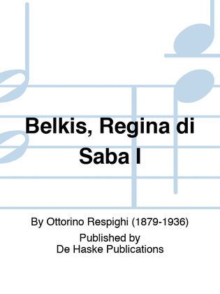 Book cover for Belkis, Regina di Saba I