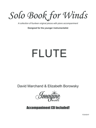 Book cover for Solo Book for Winds - Flute