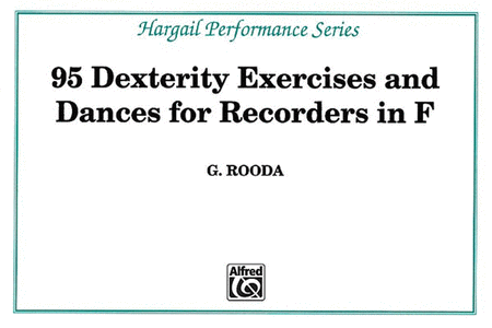 Finger Dexterity Exercises for Recorders in F