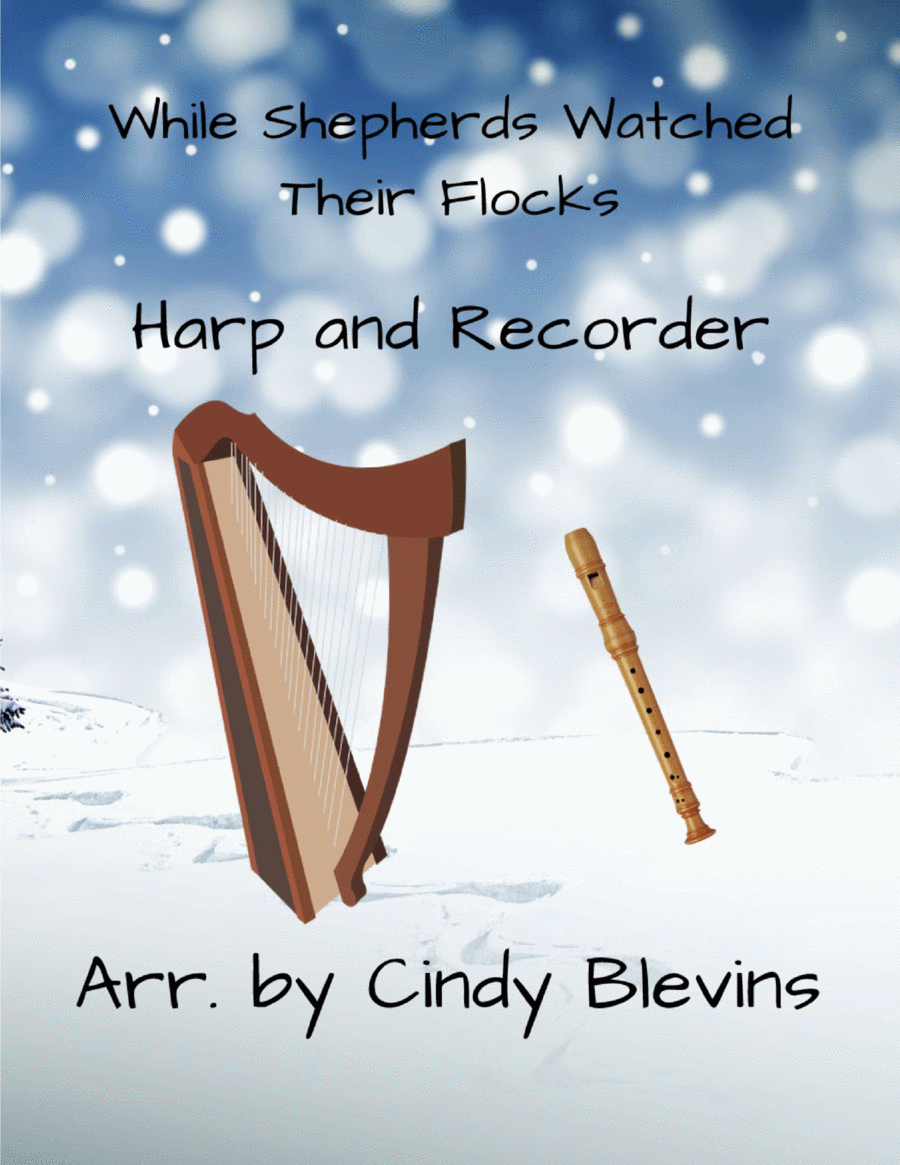 While Shepherds Watched Their Flocks, Harp and Recorder image number null