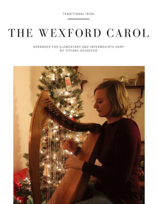 Book cover for The Wexford Carol for Small Harp: Elementary and Intermediate