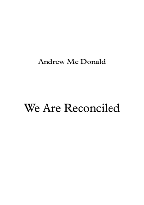 Book cover for We Are Reconciled